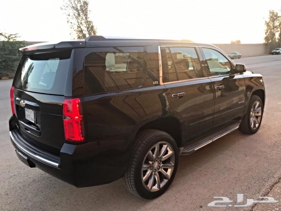 تاهو LTZ دبل أسود داخلي كرزي ماشي 84 ألف