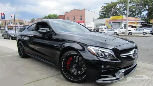 2017 Black Mercedes-Benz AMG C 63 S