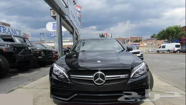 2017 Black Mercedes-Benz AMG C 63 S