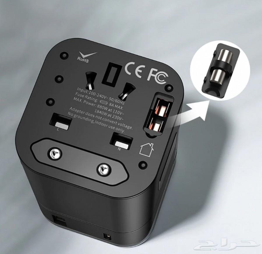 فيش كهرباء ( شاحن سريع USB ) ب 99 ريال