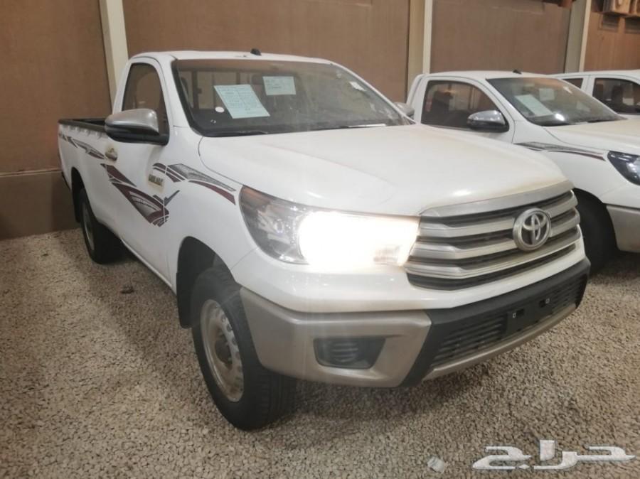 هايلكس2.7غمارهGLXبنزين طويل قير عادي دبل2019