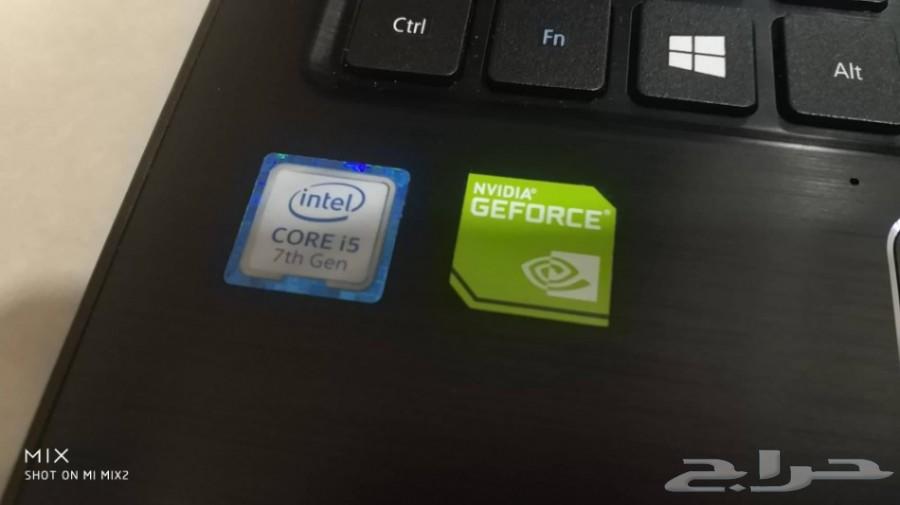 لابتوب Acer i5 جيل سابع كارت شاشة نيفيديا