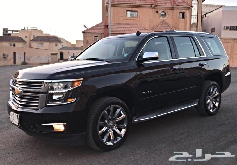 تاهو LTZ دبل فل كامل أسود داخلي كرزي