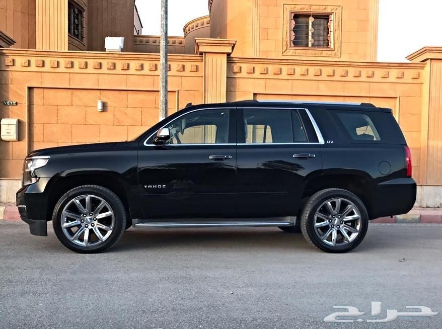 تاهو LTZ دبل فل كامل أسود داخلي كرزي