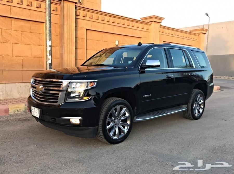تاهو LTZ دبل فل كامل أسود داخلي كرزي