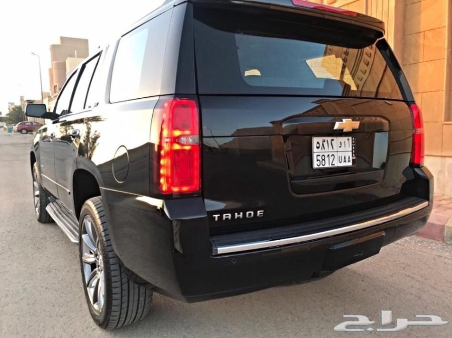تاهو LTZ دبل فل كامل أسود داخلي كرزي
