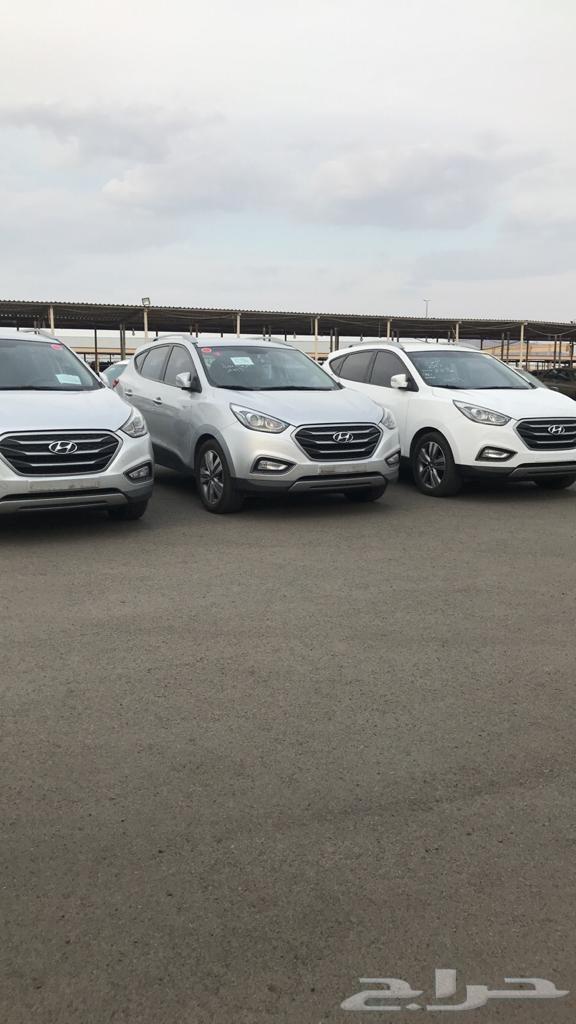 للبيع هونداي توسان 2015 ديزل بطاقه جمركيه
