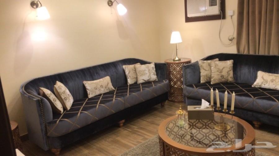 طقم كنب شبه جديد للبيع