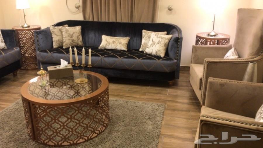 طقم كنب شبه جديد للبيع