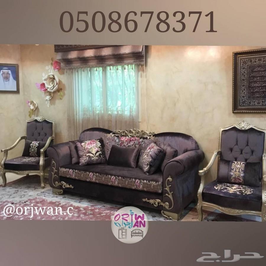 طقم كنب موديل رقم 12 طلبية عميل حسب الطلب