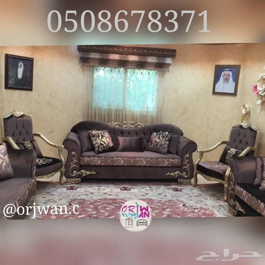طقم كنب موديل رقم 12 طلبية عميل حسب الطلب