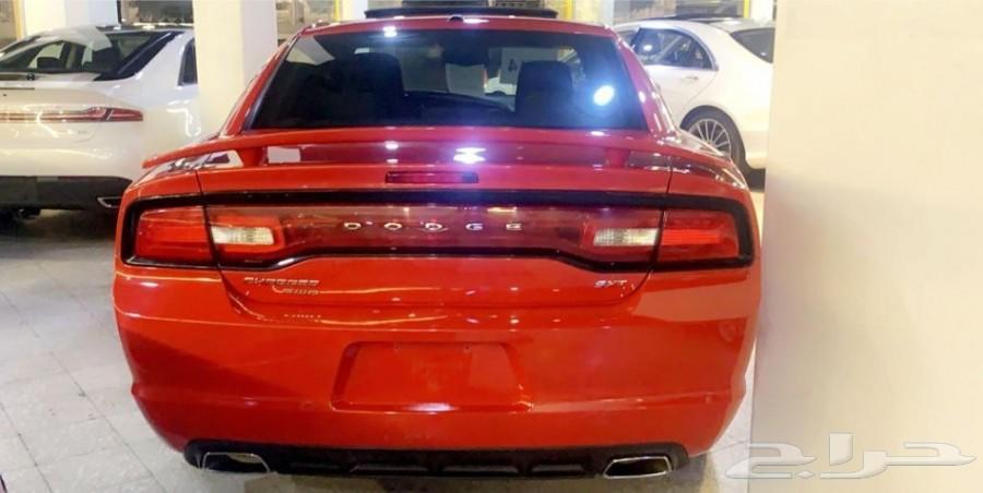 دودج شارجر 2014 أحمر فل 6 سلندر