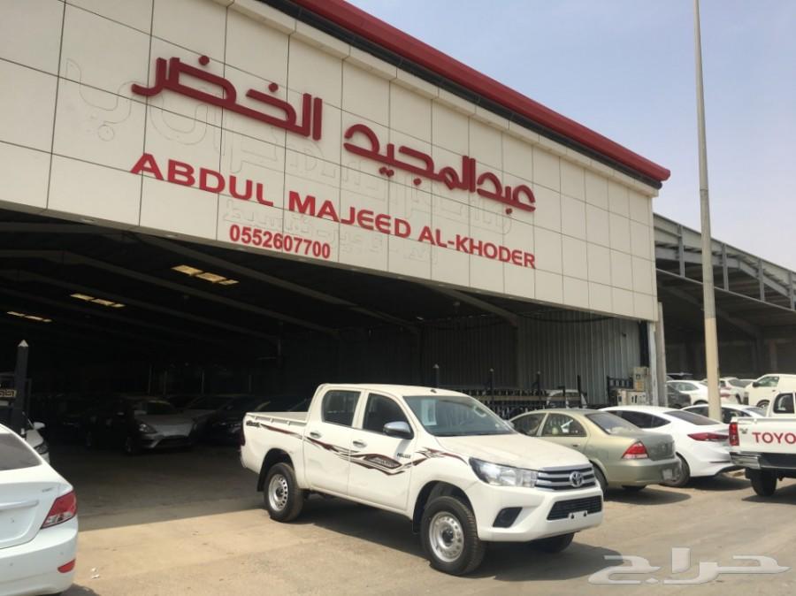 تويوتا هايلكس غمارتين GL2 مكينه 2400 ديزل خليجي دفلك 2020 لدى فرع شركه الخضر