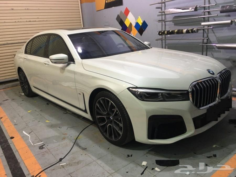 تجليد شبك ونياكل الBMW الفئة 7(بلاك اديشن)