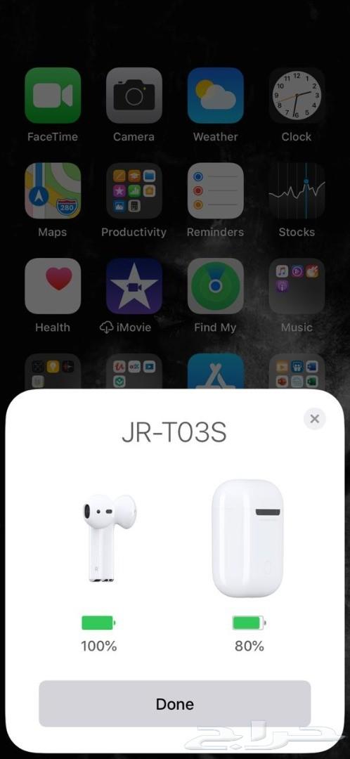 ايربودز من joyroom طبق الاصل من ابل