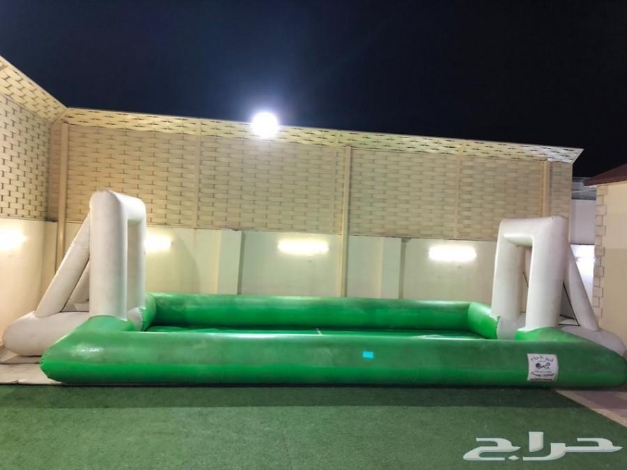 عرض استراحة بملعب صابوني وزحليقة ومسبح