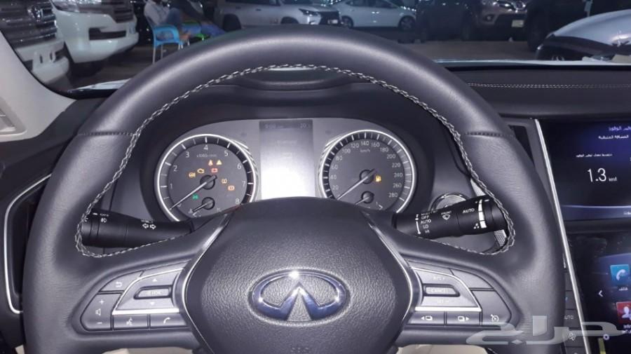 انفنتي موديل 2018 ازرق Q50 داخل بيج شركة سما