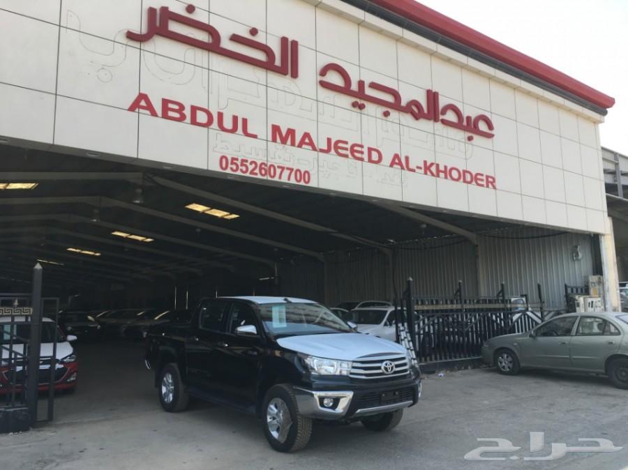 تويوتا هايلكس غمارتين ديزل خليجي 2019ب 114.000 لدى فرع شركه الخضر للسيارات الرياض