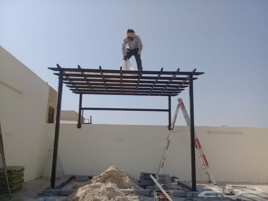 مظلات وسواتر مضلات بايكات برجولات حداد سواتر