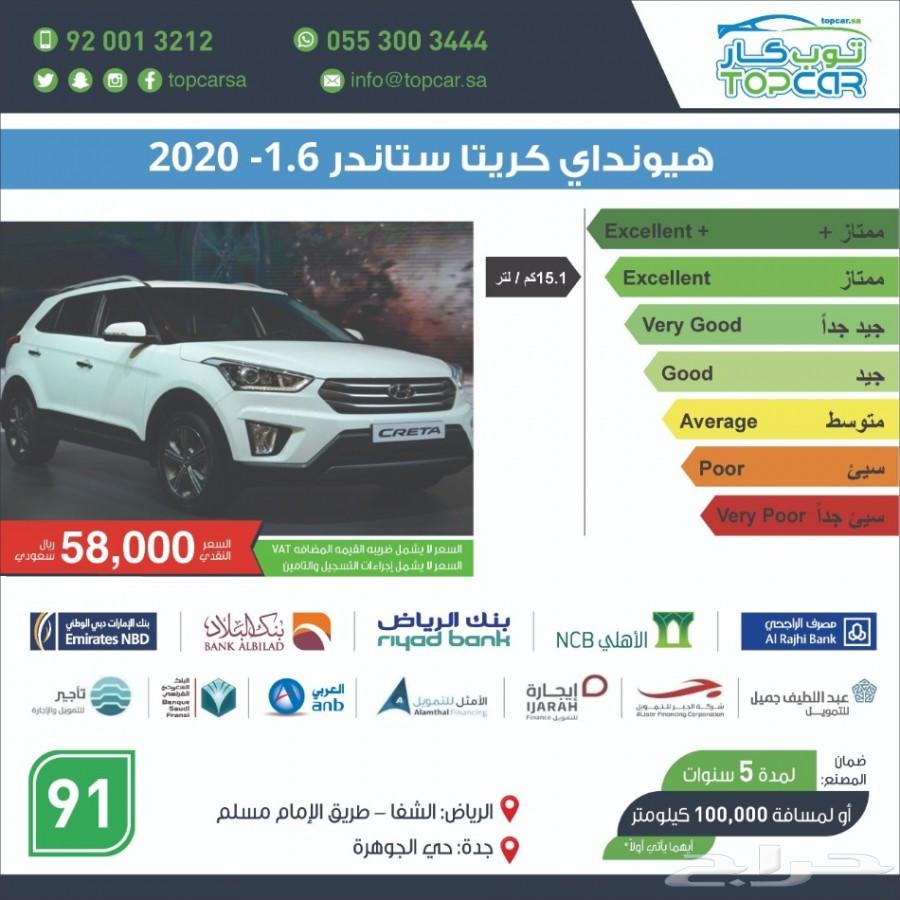 هيونداي كريتا ستاندرد 1.6 م 2020