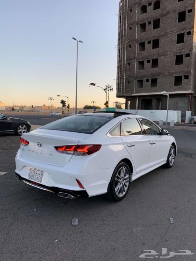 سوناتا 2018 سمارت ابيض