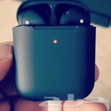سماعة Apple Airpod درجة اولى .. ابيض وأسود