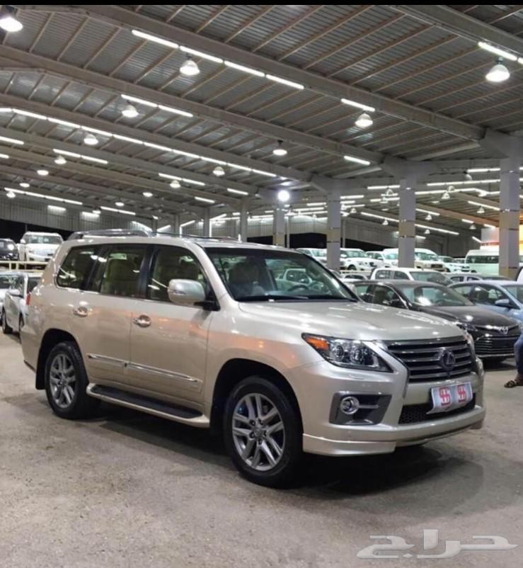 لكزس LX570 فل كامل لون ذهبي 2015