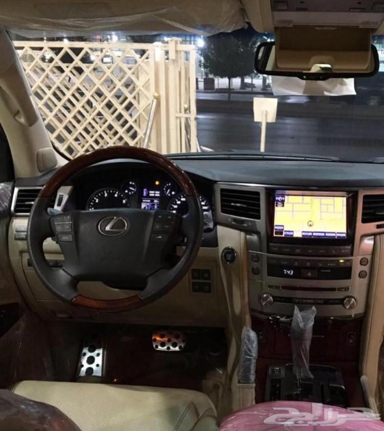 لكزس LX570 فل كامل لون ذهبي 2015