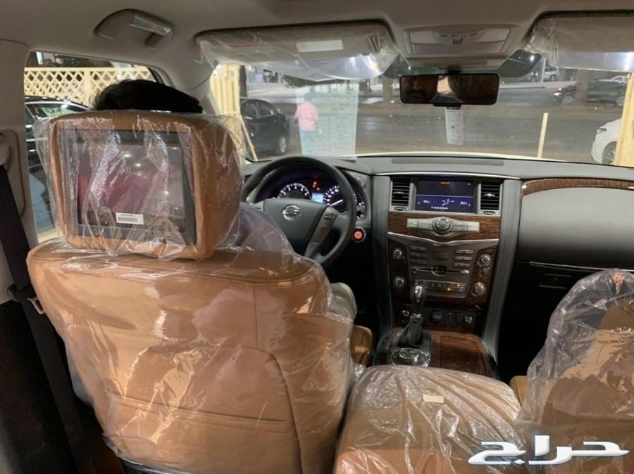 نيسان باترول تيتانيوم ابيض خليجي 2019.