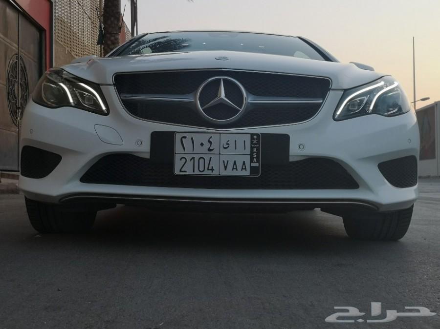 مرسيدس E200 كوبيه 2014 خليجي بطاقة جمركية
