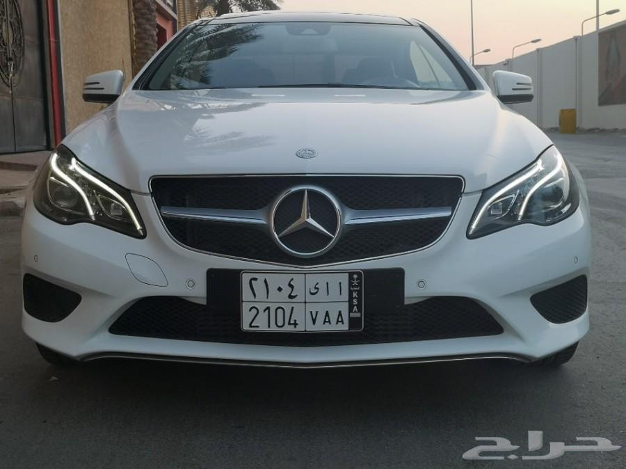 مرسيدس E200 كوبيه 2014 خليجي بطاقة جمركية