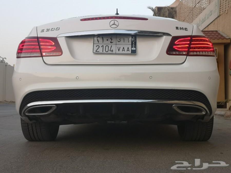 مرسيدس E200 كوبيه 2014 خليجي بطاقة جمركية