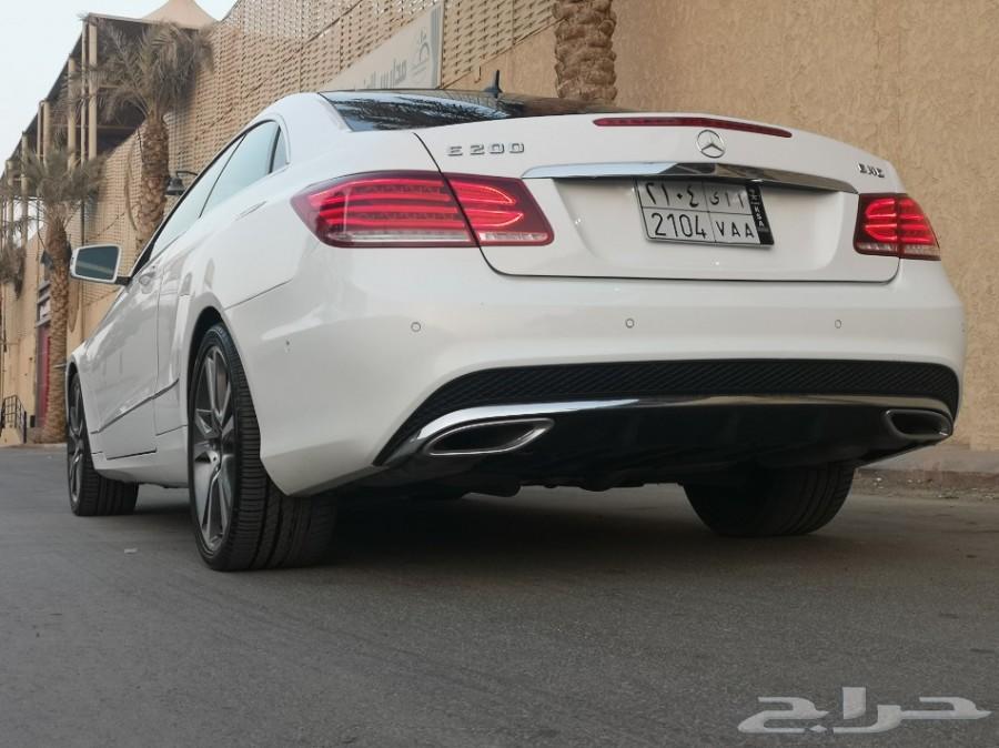 مرسيدس E200 كوبيه 2014 خليجي بطاقة جمركية
