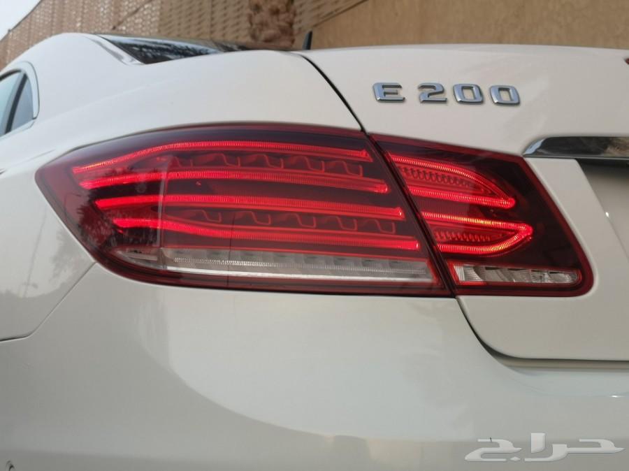 مرسيدس E200 كوبيه 2014 خليجي بطاقة جمركية