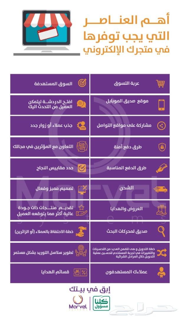 خل شغلك اون لاين تصميم وبرمجة متاجر الكتروني