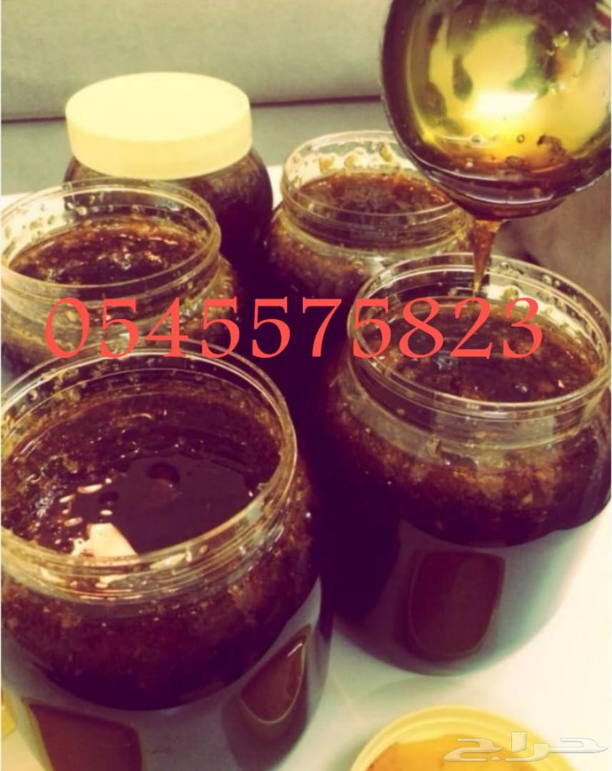 عسل سدر جنوبي انتاج جديد مع شمع خفيف.. جدة ..