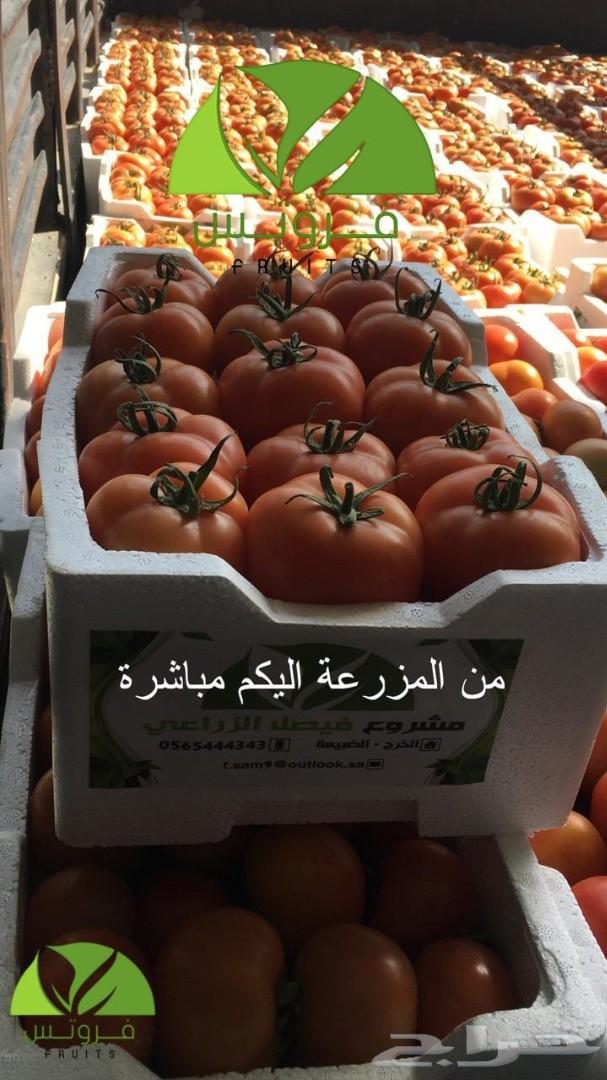 توريد خضار وفواكه جمله لجميع مناطق المملكة