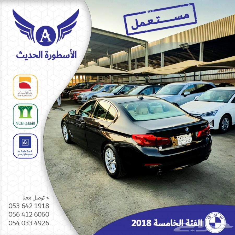 تم البيع BMW 520i 2018 سعودي مستعمل نظيف