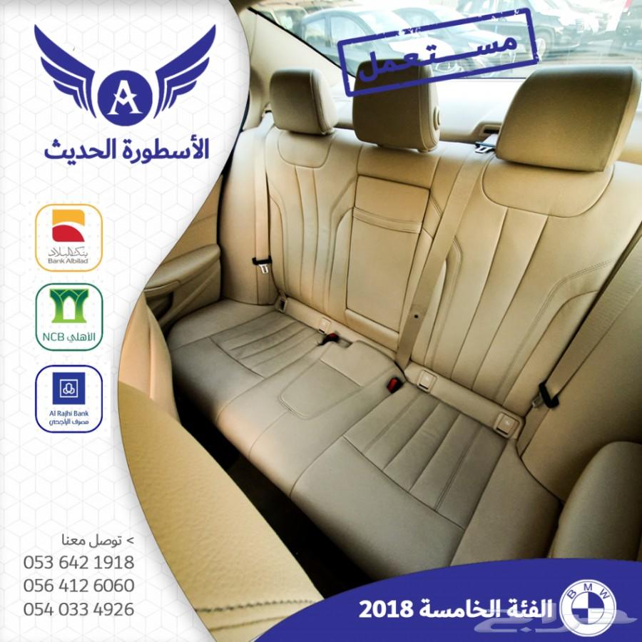 تم البيع BMW 520i 2018 سعودي مستعمل نظيف