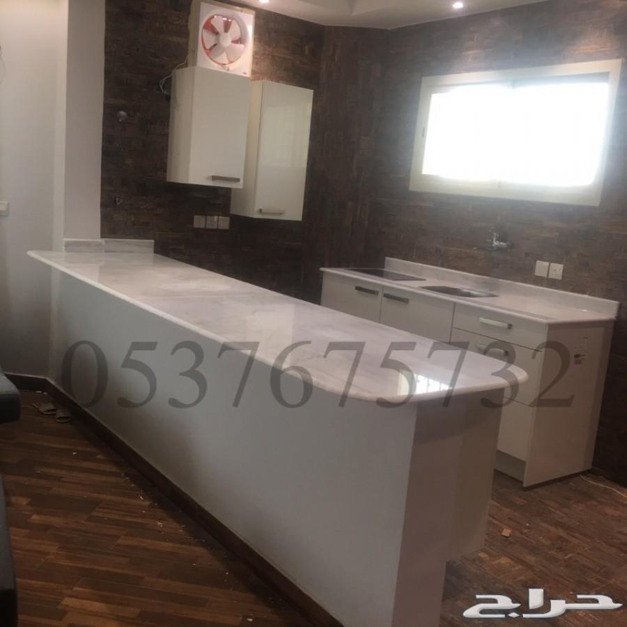 الرياض الصناعيه رخام صناعي رخام كورين مطابخ