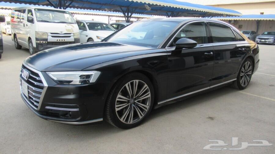 اودي A8L أسود 2018 شركة ذيب - الرياض