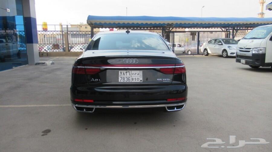 اودي A8L أسود 2018 شركة ذيب - الرياض