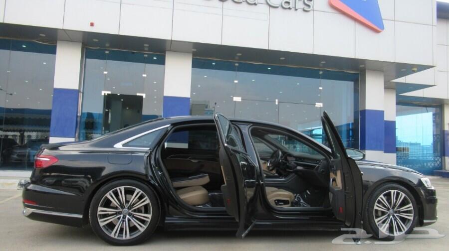 اودي A8L أسود 2018 شركة ذيب - الرياض