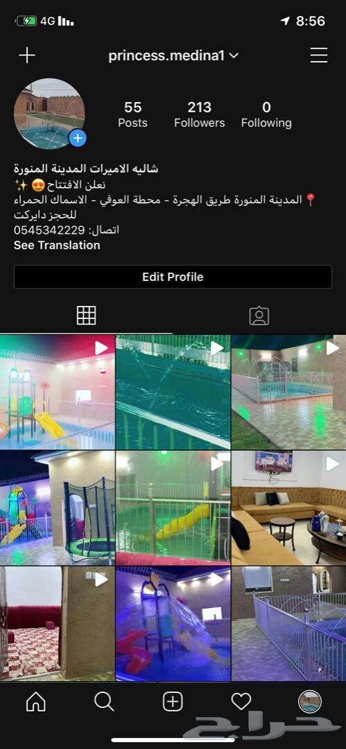 شاليه الاميرات بلمدينة