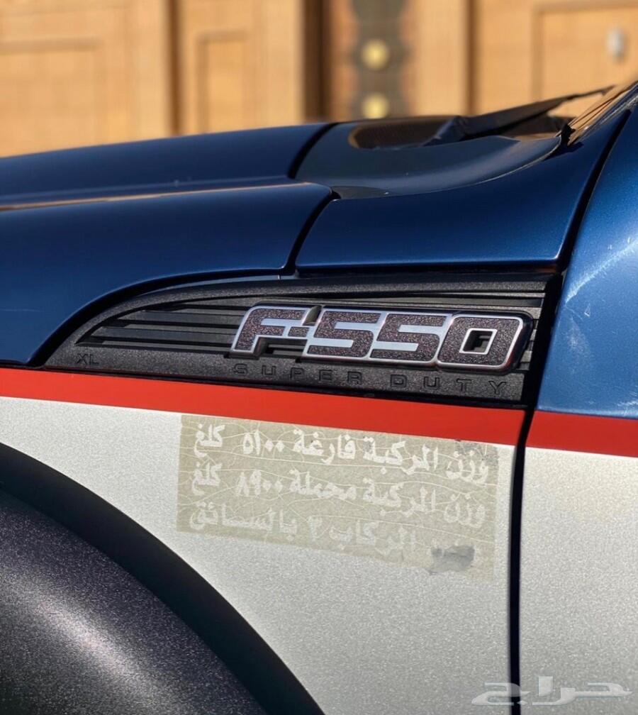 فورد f.550 هيدروليك ديزل خليجي العداد 657 ألف