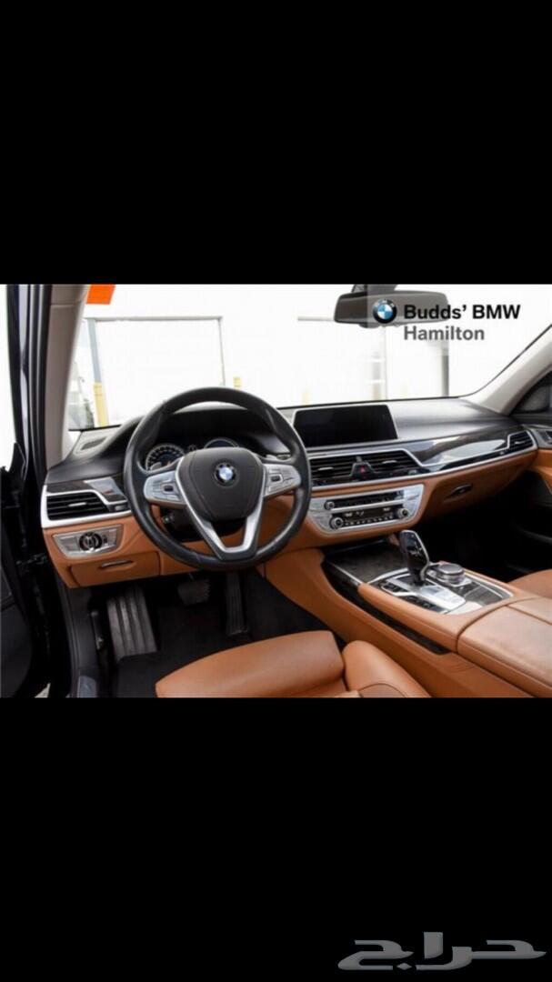 بي ام 750 Li داخلية جملي 2017 ماشي 80 الف فقط