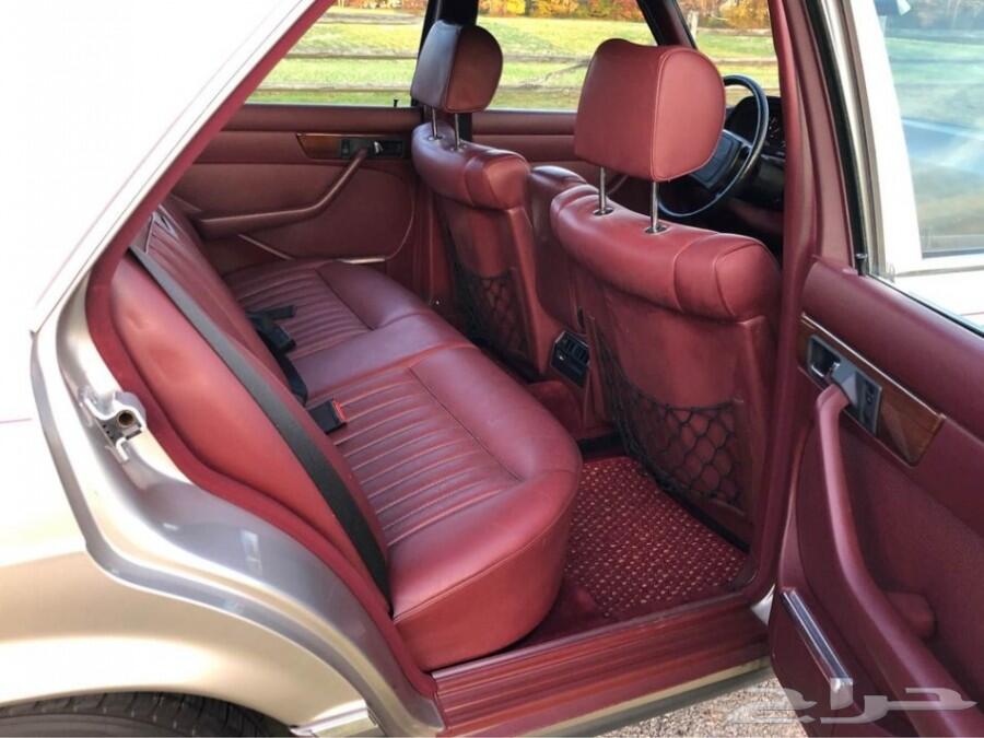 مرسيدس SE 380 موديل 1985 عداد 60الف ميل مخزن