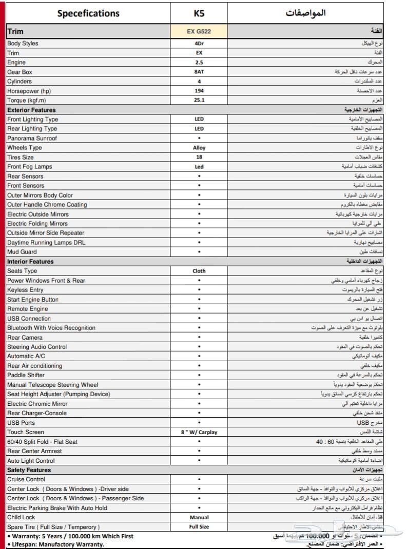 كيا K5 لحن جديد على كل صعيد 2021
