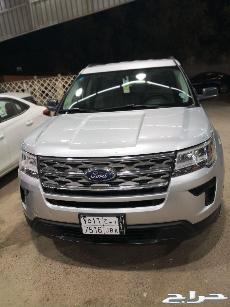 فورد اكسبلور 4WD فضي خليجى 2018 .