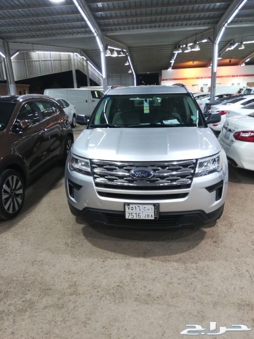 فورد اكسبلور 4WD فضي خليجى 2018 .